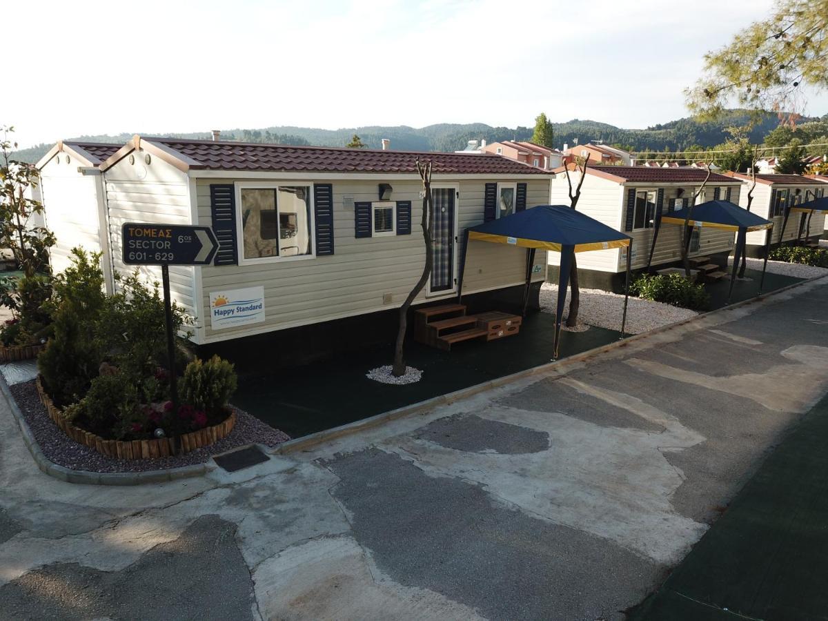 Happy Camp Mobile Homes In Castello Camping & Summer Resort Neos Marmaras Exterior photo